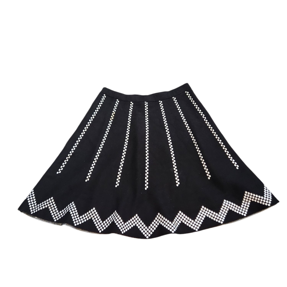 Chic Black and White Skirt